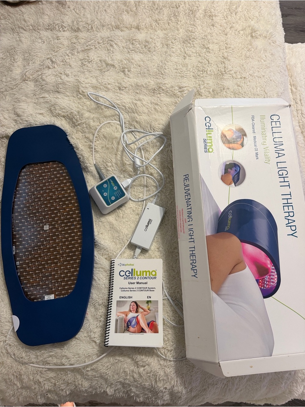 Celluma Contour Plus Base Light Therapy Device - Blue Panel